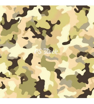 Camouflage Patterns - Hand Drawn Vector Illustrations