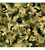 Camouflage Patterns - Hand Drawn Vector Illustrations