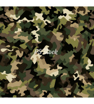 Camouflage Patterns - Hand Drawn Vector Illustrations