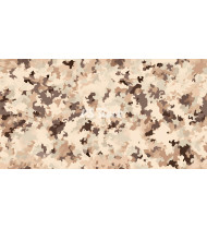 Camouflage Patterns - Hand Drawn Vector Illustrations