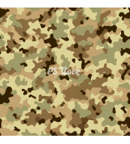 Camouflage Patterns - Hand Drawn Vector Illustrations