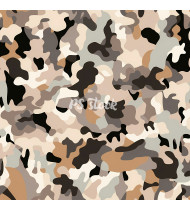 Camouflage Patterns - Hand Drawn Vector Illustrations