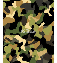 Camouflage Patterns - Hand Drawn Vector Illustrations