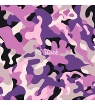 Camouflage Patterns - Hand Drawn Vector Illustrations