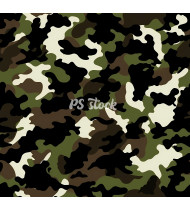 Camouflage Patterns - Hand Drawn Vector Illustrations