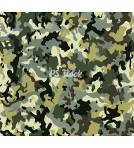 Camouflage Patterns - Hand Drawn Vector Illustrations