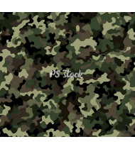 Camouflage Patterns - Hand Drawn Vector Illustrations