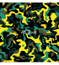 Camouflage Patterns - Hand Drawn Vector Illustrations