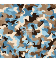 Camouflage Patterns - Hand Drawn Vector Illustrations