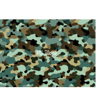 Camouflage Patterns - Hand Drawn Vector Illustrations