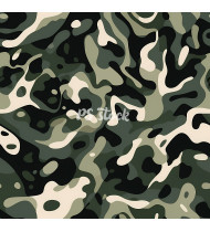 Camouflage Patterns - Hand Drawn Vector Illustrations