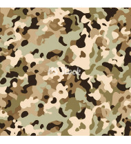 Camouflage Patterns - Hand Drawn Vector Illustrations