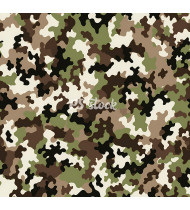 Camouflage Patterns - Hand Drawn Vector Illustrations