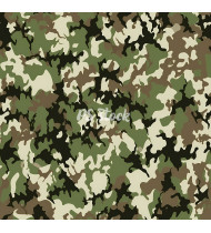 Camouflage Patterns - Hand Drawn Vector Illustrations