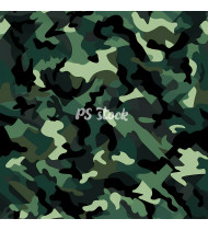 Camouflage Patterns - Hand Drawn Vector Illustrations