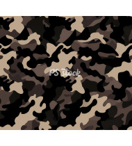 Camouflage Patterns - Hand Drawn Vector Illustrations