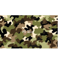 Camouflage Patterns - Hand Drawn Vector Illustrations