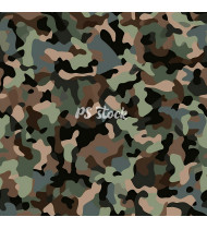 Camouflage Patterns - Hand Drawn Vector Illustrations