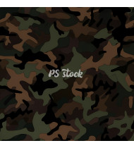 Camouflage Patterns - Hand Drawn Vector Illustrations