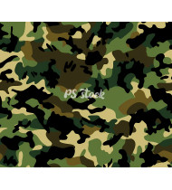 Camouflage Patterns - Hand Drawn Vector Illustrations