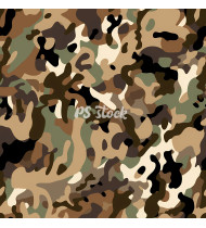 Camouflage Patterns - Hand Drawn Vector Illustrations