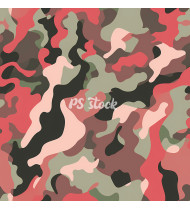 Camouflage Patterns - Hand Drawn Vector Illustrations