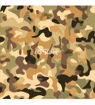 Camouflage Patterns - Hand Drawn Vector Illustrations