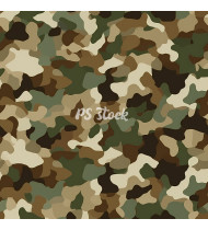 Camouflage Patterns - Hand Drawn Vector Illustrations