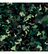 Camouflage Patterns - Hand Drawn Vector Illustrations