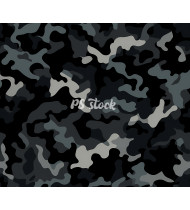 Camouflage Patterns - Hand Drawn Vector Illustrations