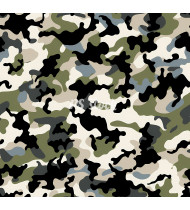 Camouflage Patterns - Hand Drawn Vector Illustrations