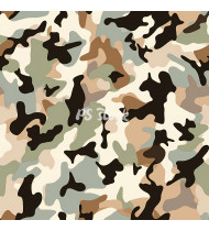 Camouflage Patterns - Hand Drawn Vector Illustrations