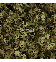 Camouflage Patterns - Hand Drawn Vector Illustrations