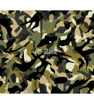 Camouflage Patterns - Hand Drawn Vector Illustrations