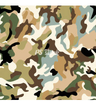 Camouflage Patterns - Hand Drawn Vector Illustrations