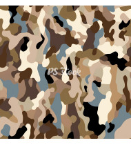 Camouflage Patterns - Hand Drawn Vector Illustrations