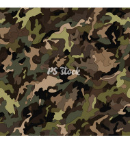 Camouflage Patterns - Hand Drawn Vector Illustrations