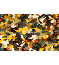 Camouflage Patterns - Hand Drawn Vector Illustrations