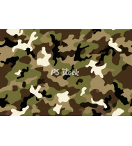 Camouflage Patterns - Hand Drawn Vector Illustrations