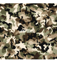 Camouflage Patterns - Hand Drawn Vector Illustrations