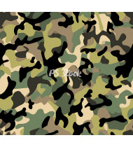 Camouflage Patterns - Hand Drawn Vector Illustrations