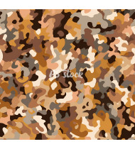 Camouflage Patterns - Hand Drawn Vector Illustrations