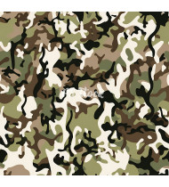 Camouflage Patterns - Hand Drawn Vector Illustrations