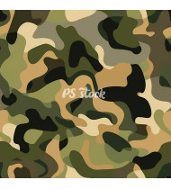 Camouflage Patterns - Hand Drawn Vector Illustrations