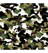 Camouflage Patterns - Hand Drawn Vector Illustrations