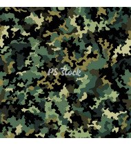 Camouflage Patterns - Hand Drawn Vector Illustrations