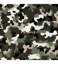 Camouflage Patterns - Hand Drawn Vector Illustrations