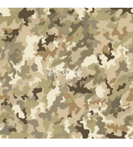 Camouflage Patterns - Hand Drawn Vector Illustrations