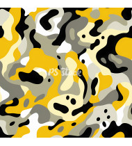 Camouflage Patterns - Hand Drawn Vector Illustrations