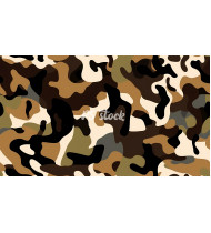 Camouflage Patterns - Hand Drawn Vector Illustrations